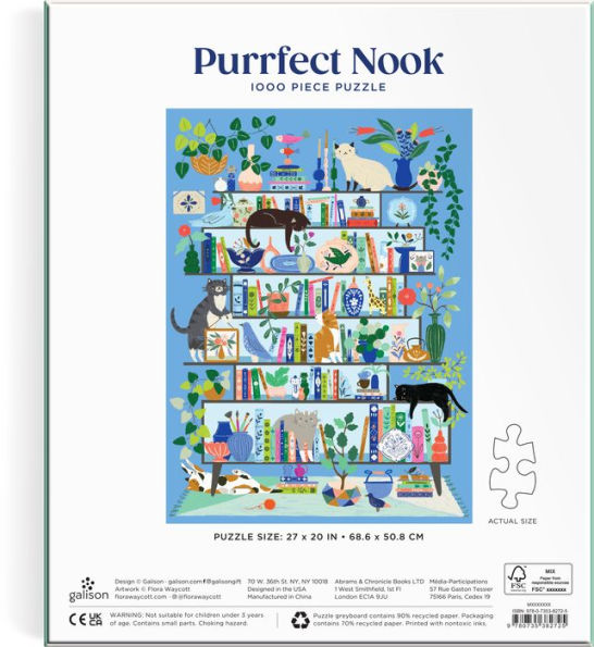 Purrfect Nook 1000 Piece Puzzle