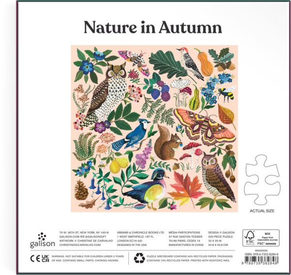 Nature in Autumn 500 Piece Puzzle