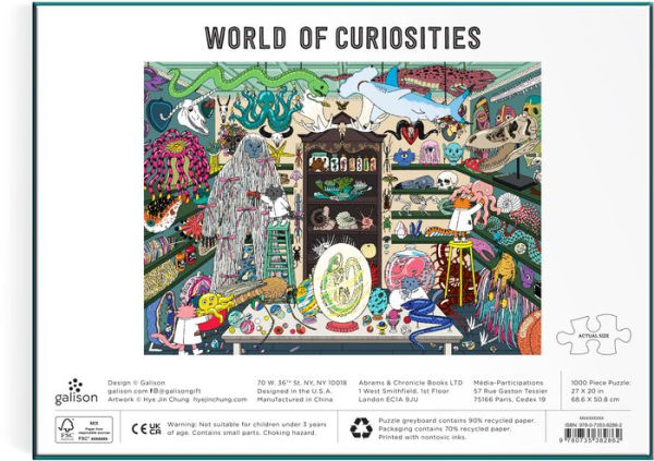 World of Curiosities 1000 Piece Puzzle