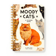 Title: Moody Cats Sticker Book, Author: Brass Brass Monkey