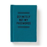 Title: Definitely Not My Passwords - Password Diary, Author: Brass Brass Monkey