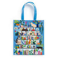 Title: Purrfect Nook Reusable Shopping Bag, Author: Galison