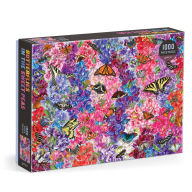 Title: Troy Litten Butterflies In the Sweet Peas 1000 Piece Puzzle