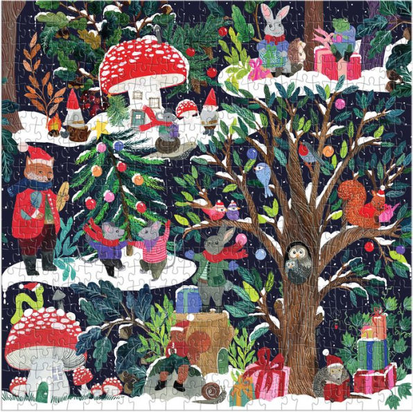 Yuletide Forest 500 Piece Puzzle