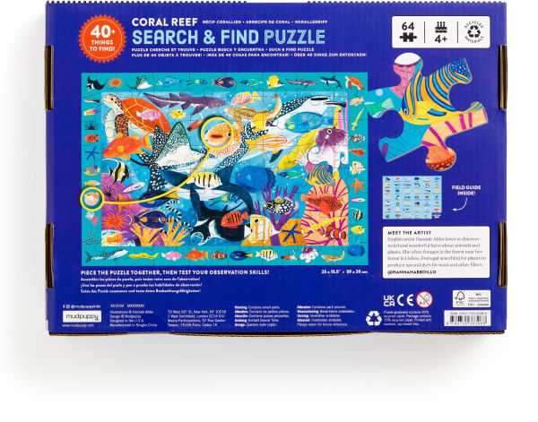 Coral Reef 64 Piece Search & Find Puzzle