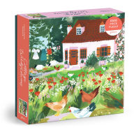 Title: Cottage Wildflowers 1000 Piece Puzzle in a Square Box