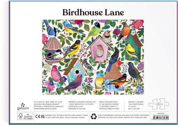 Birdhouse Lane 1000 Piece Puzzle