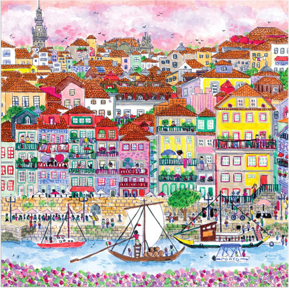 Michael Storrings Colors Of Porto 500 Piece Puzzle