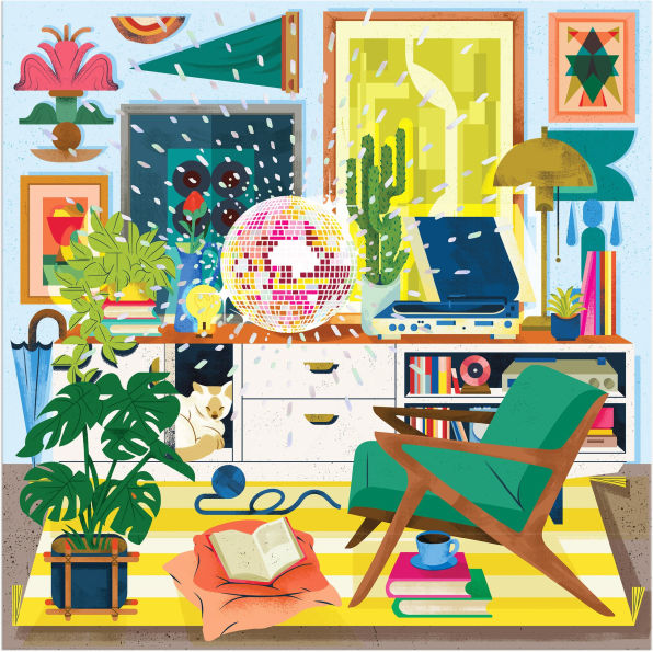 Disco Life 500 Piece Foil Puzzle