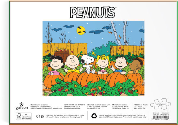 Peanuts Great Pumpkin 1000 Piece Puzzle