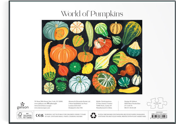 World of Pumpkins 1000 Piece Puzzle