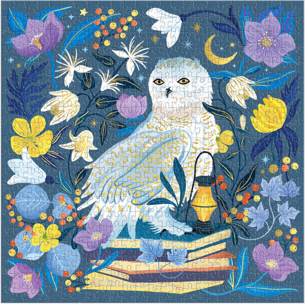 Celestial Owl 500 Piece Foil Puzzle