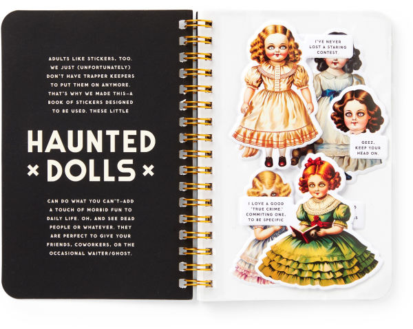 Haunted Dolls Sticker Book