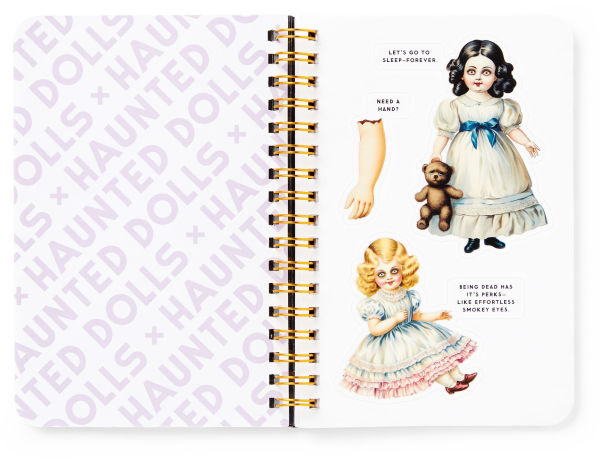 Haunted Dolls Sticker Book