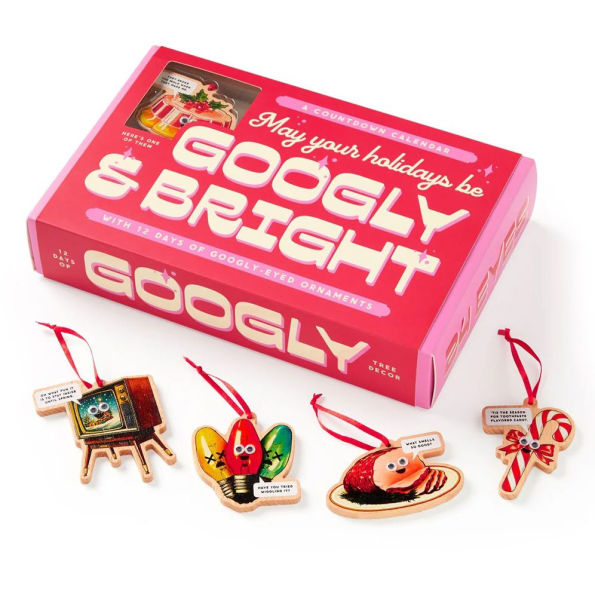 Googly & Bright Holiday Ornament Countdown Calendar