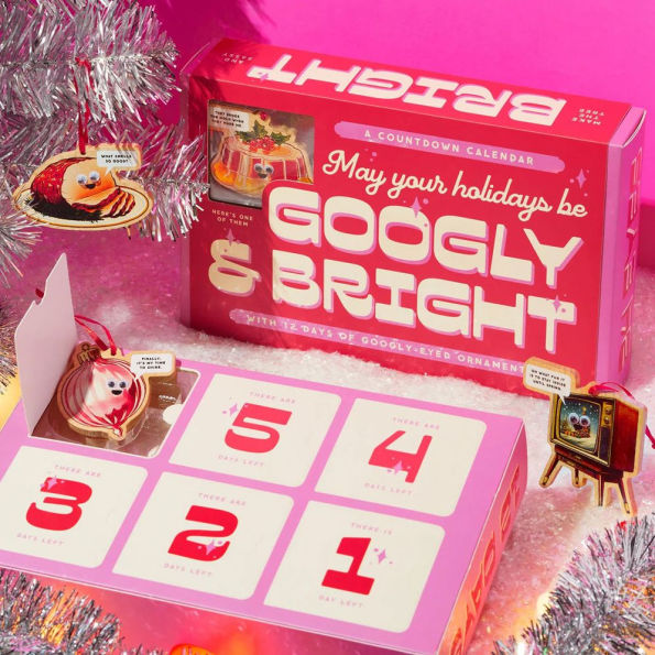 Googly & Bright Holiday Ornament Countdown Calendar
