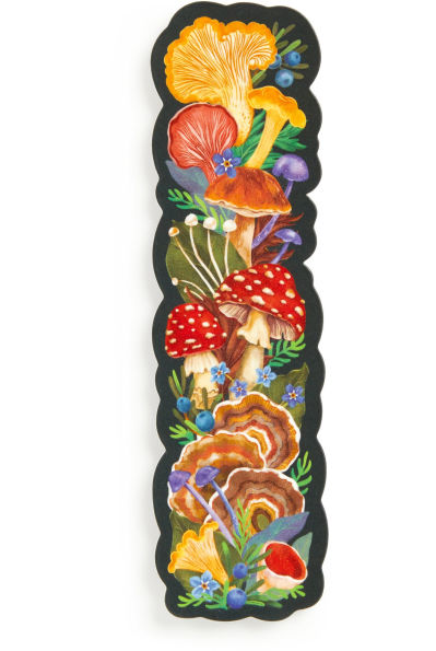 World of Mushrooms Paper Bookmark