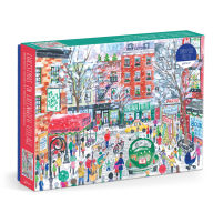 Title: Michael Storrings Christmas in Greenwich Village 1000 Piece Puzzle