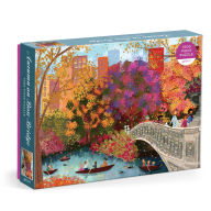 Title: Joy Laforme Autumn on Bow Bridge 1000 Piece Puzzle