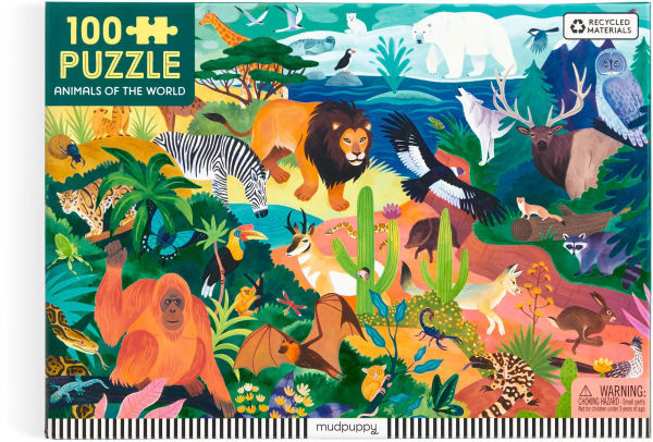 Animals of the World 100 Piece Puzzle