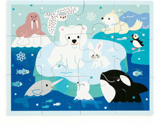 Arctic Friends 12 Piece Pouch Puzzle