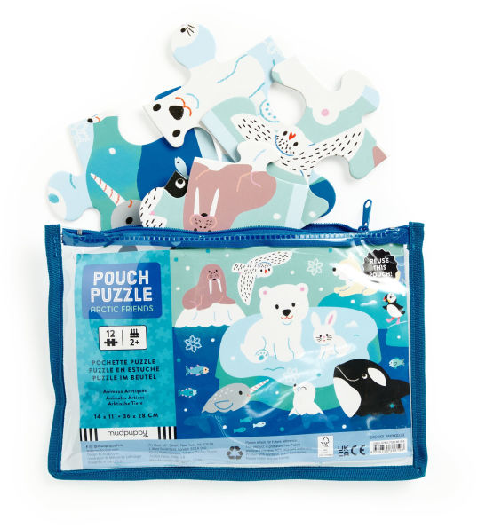 Arctic Friends 12 Piece Pouch Puzzle