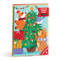 Title: Christmas Critters Greeting Card Puzzle
