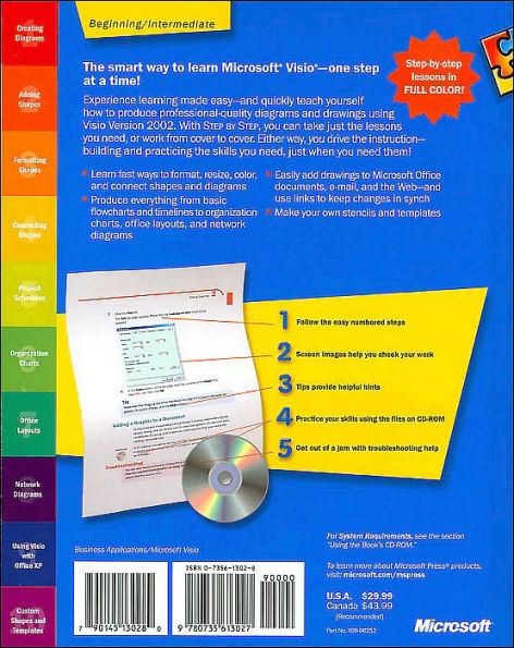 Microsoft Visio Version 2002 (Microsoft Step by Step Series)