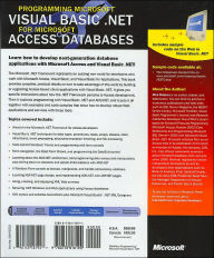 Alternative view 2 of Programming Microsoft Visual Basic .NET for Microsoft Access Databases