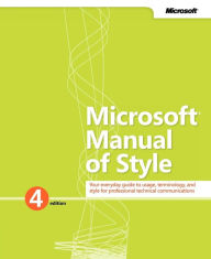 Title: Microsoft Manual of Style, Author: Microsoft Corporation