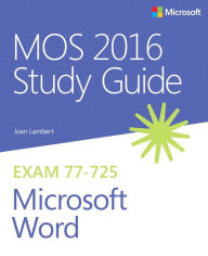 Title: MOS 2016 Study Guide for Microsoft Word, Author: Joan Lambert