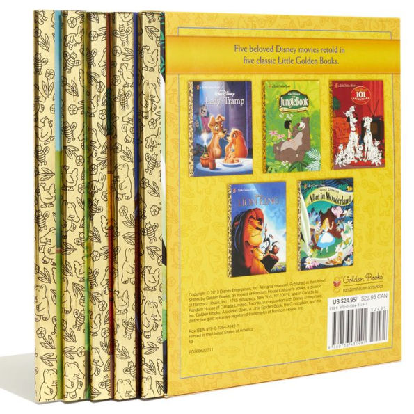 Disney Classics Little Golden Book Library (Disney) by Various, Golden ...