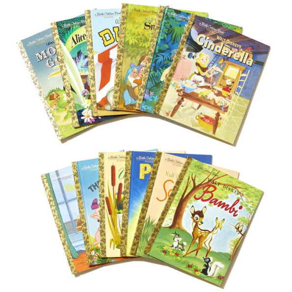 12 Beloved Disney Classic Little Golden Books (Disney Classic) by Various,  Hardcover