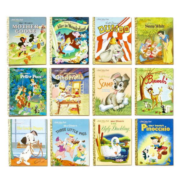 12 Beloved Disney Classic Little Golden Books (Disney Classic) by