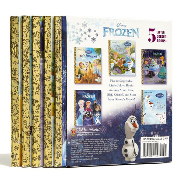 Frozen Little Golden Book Library (Disney Frozen)