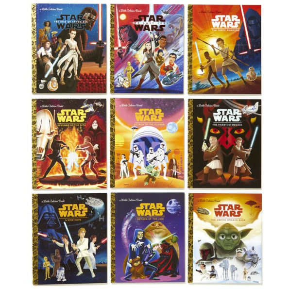 The Complete Skywalker Saga: Little Golden Book Library (Star Wars)