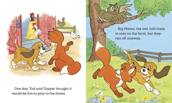 The Fox and the Hound Little Golden Board Book (Disney Classic)