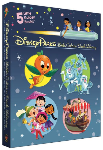 Disney Parks Little Golden Book Library (Disney Classic): It's a Small World, The Haunted Mansion, Jungle Cruise, The Orange Bird, Space Mountain