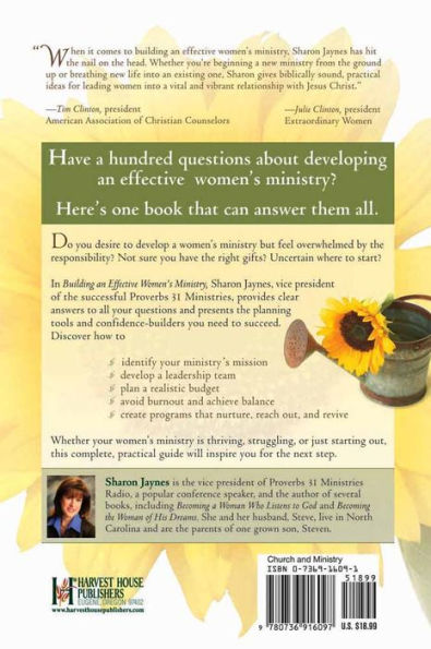 Building an Effective Women's Ministry: *Develop a Plan *Gather a Team * Watch God Work