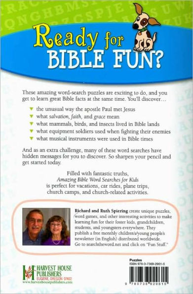 Amazing Bible Word Searches for Kids