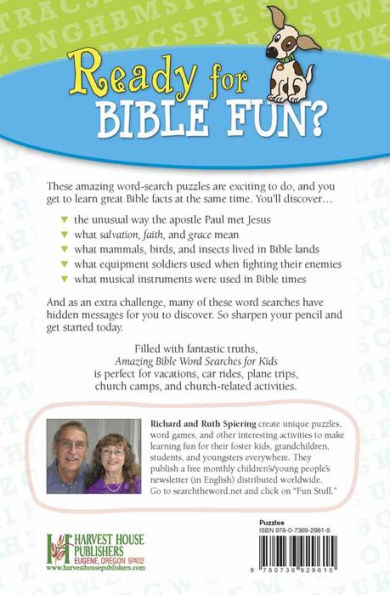 Amazing Bible Word Searches for Kids