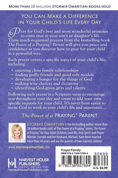 The Power of a Praying Parent Book of Prayers