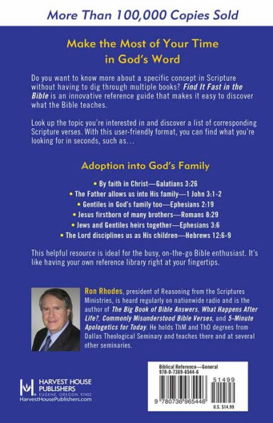 Find It Fast the Bible: Your Quick Topical Reference