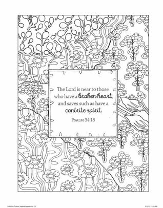 Color The Psalms An Adult Coloring Book For Your Soul By