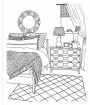 The Inspired Room Coloring Book: Creative Spaces to Decorate as You