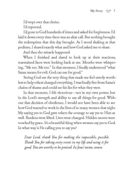 What Happens When Women Say Yes to God Devotional