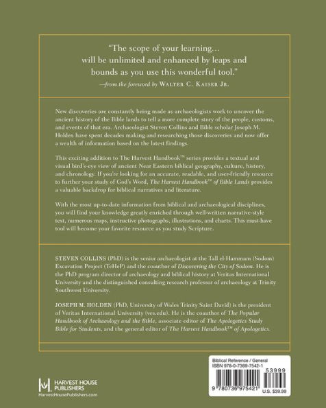 the Harvest Handbook of Bible Lands: A Panoramic Survey History, Geography, and Culture Scriptures