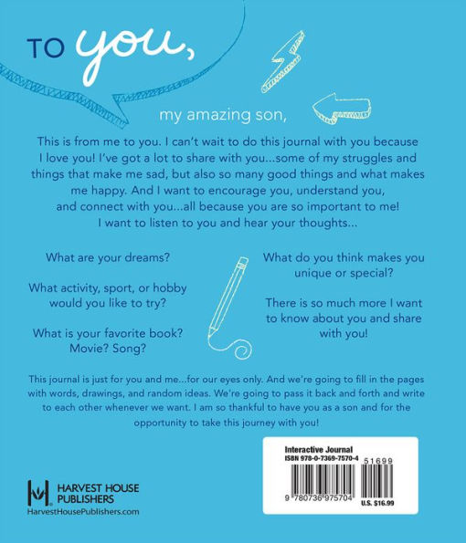 From Me to You (Son): A Conversation Journal for You and Your Son