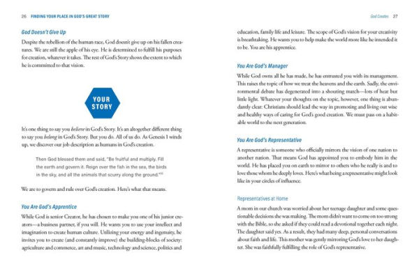 Finding Your Place God's Great Story: A Book About the Bible and You
