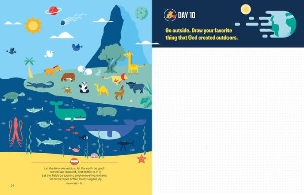 Bible Infographics for Kids Adventure Journal: 40 Faith-tastic Days to Journey with Jesus in Creative Ways